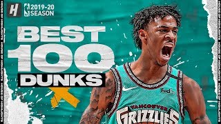 BEST 100 Dunks amp Posterizes of the 20192020 NBA Regular Season [upl. by Ruiz741]