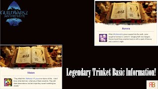 GW2  Basic Guide to Getting the Legendary Trinkets [upl. by Asial821]