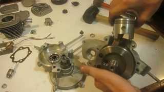 Tutorial Desarmado de Motor 80cc 2t de Bicimoto Paso a Paso [upl. by Agnesse]