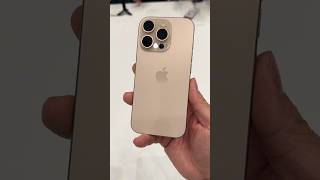 Desert color titanium iPhone16 Pro Handson experience shorts [upl. by Beore861]