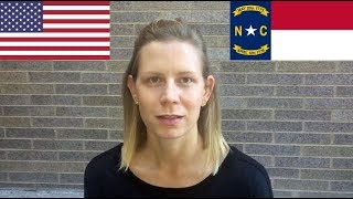 American English Example of a Southern Accent Mary from North Carolina [upl. by Nilorac]