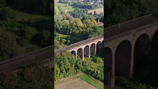 Eynsford  Sevenoaks Kent Aeriel view of the viaduct and chruch [upl. by Zenas]