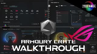 Asus Armoury Crate  Aura Sync  Fan Xpert  kompletter Walkthrough 2024 [upl. by Ahsemad]