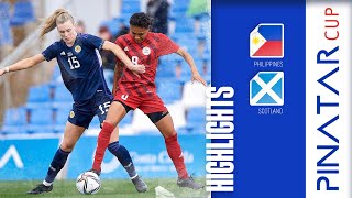 PINATAR CUP Scotland vs Philippines Highlights [upl. by Haelem316]