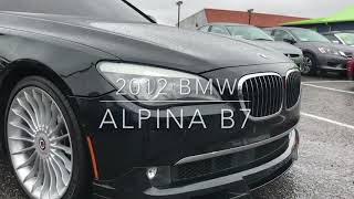 2012 BMW ALPINA B7 For Sale  Rare Car [upl. by Abdu]