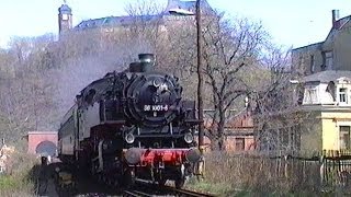 Mit Volldampf unterwegs im Vogtland  Traditionslokomotive 86 10016  April 1995 [upl. by Holly-Anne]