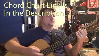 Wabash Cannonball Johnny Cash Guitar Chord Chart [upl. by Amliv]