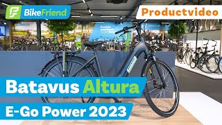 Batavus Altura EGo Power 2023  BikeFriend Productvideo [upl. by Gavrilla68]