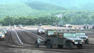 JGSDF Camp Fuji・Fuji School parade 2011 HD [upl. by Llevert]