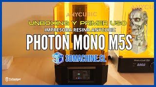 ANYCUBIC PHOTON MONO M5s Impresora de Resina 3D Unboxing Configuración y primer uso [upl. by Ryley]