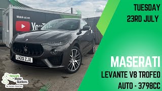 2020 MASERATI LEVANTE V8 TROFEO AUTO 23724 [upl. by Dahsar]