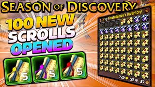 What Can You Get From 100 MAGE Scrolls in Season of Discovery [upl. by Dopp]