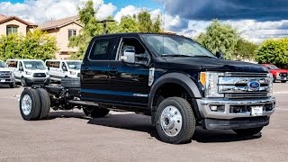 2017 Ford F 550 Lariat Cab Chassis Walkaround [upl. by Eycal]