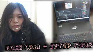 Miyoung kkatamina First facecam and Setup tour  Peterpark reacts to miyoungs setup [upl. by Attelahs288]