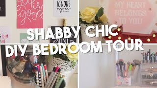 Shabby Chic DIY Bedroom Tour [upl. by Audres779]