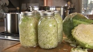 How to Make Sauerkraut  P Allen Smith Cooking Classics [upl. by Neils]