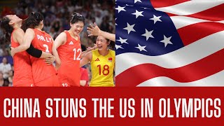 China Stuns The USA in Olympics Volleyball [upl. by Camala]