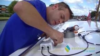 Installatie Zonnepanelen Op De Boot [upl. by Artap]