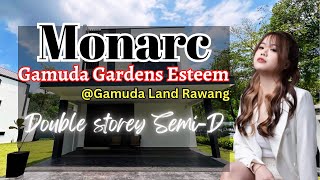 Monarc 2storey semi detached house in Gamuda Gardens Esteem Rawang by Gamuda Land [upl. by Damahom]