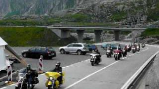 Gotthard Pass Motorcycle Summer Driving [upl. by Adgam]