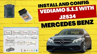 How to install and config Vediamo 050101 with Device J2534 [upl. by Eissahc]