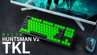 Razer Huntsman V2 TKL Review It Actually Got BETTER [upl. by Inram]