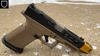 Glock 19 Polymer80 Zaffiri Precision Build with an Agency Arms 417 Compensator [upl. by Borlase160]