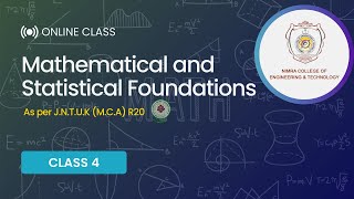 MSF JNTUK R20  UNIT  2  Sampling and Estimation Theory  Class 4  Telugu NimraCollegeMCA [upl. by Arlena]