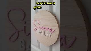 Cricut Tips  How To Cut Craft Foam with a Cricut Machine [upl. by Eelamme25]