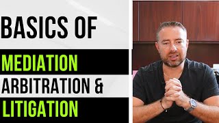 Mediation Arbitration and Litigation The Basics [upl. by Eetnahs]