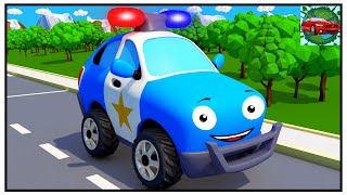 Schnelle Polizeiauto  Neue Serie über Autos  Kinderfilme 2018 für Kinder [upl. by Tiffi]