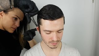 ASMR Haircut  Hairdresser Roleplay [upl. by Letnohc]