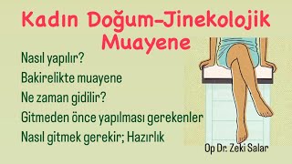 Jinekolojik muayeneye giderken yapılması dikkat edilmesi gerekenler Ne zaman Nasıl gitmek gerekir [upl. by Ihana]