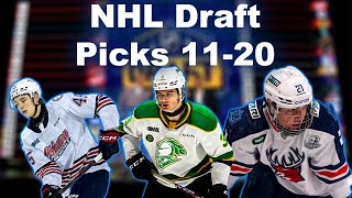 NHL Draft Rankings 1120 [upl. by Fennell]