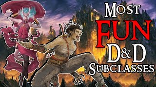 Top 20 Most Fun DampD Subclasses [upl. by Natsyrt]