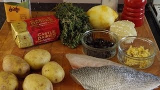 How To Fillet And Cook Sea BreamGilthead Sea BreamLemon Thyme And Olives [upl. by Lletnahs262]