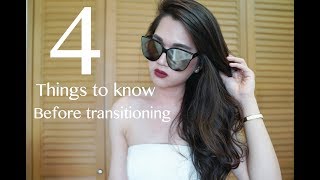 4 THINGS you should know before transitioning for MTF  transgender woman [upl. by Peter651]