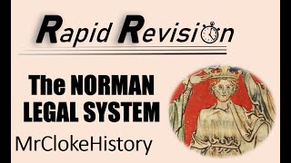 GCSE History Rapid Revision The Norman Legal System [upl. by Arde78]