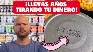 La FECHA de CADUCIDAD NO ES FIABLE NO sigas TIRANDO COMIDA en buen estado [upl. by Nisay]