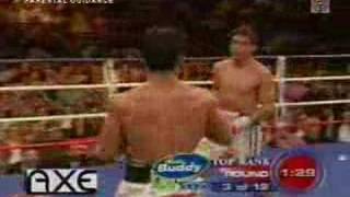 manny pacquiao vs morales round 3 [upl. by Horowitz]