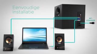 LOGITECH Pcluidsprekers  Enceintes PC  Productvideo Vandenborrebe [upl. by Sitnik]