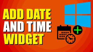 How To Add Date And Time Widget On Windows 11 Quick Guide [upl. by Weiss634]