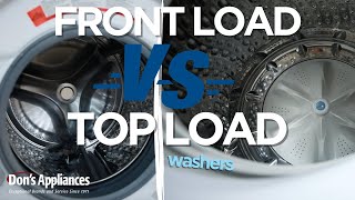 Top Load vs Front Load Washer  Ultimate Washing Machine Showdown [upl. by Nirtak686]