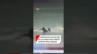 🇦🇺🦈🏄 Vidéo de lattaque de requin blanc sur Kai McKenzie  23072024 shark SharkAttack [upl. by Naz]