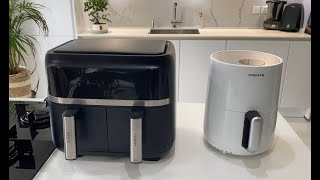 Comparaison friteuse sans huile🔥  ✨CECOFRY advance double et ✨FRYER AIR CREATE [upl. by Ayimat]