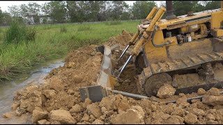 Bulldozer Pushing Dirt  Bulldozer Pushing land  Dozer Equipment Working [upl. by Harol]