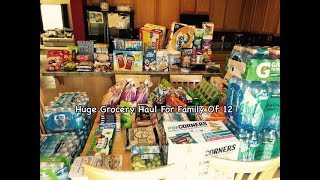 February Grocery Haul for Family of 12 [upl. by Priestley]