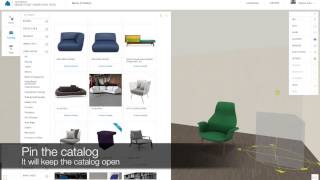 Homestyler Floor Plan How to Pin and Resize Product Catalog [upl. by Haskel]