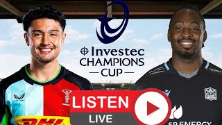 HARLEQUINS vs GLASGOW WARRIORS Investec Cup 2024 Live Commentary [upl. by Emse]