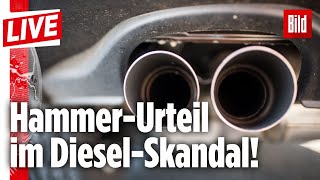 🔴 VW muss Autofahrern Schadensersatz zahlen  BILD Live [upl. by Ateekahs51]